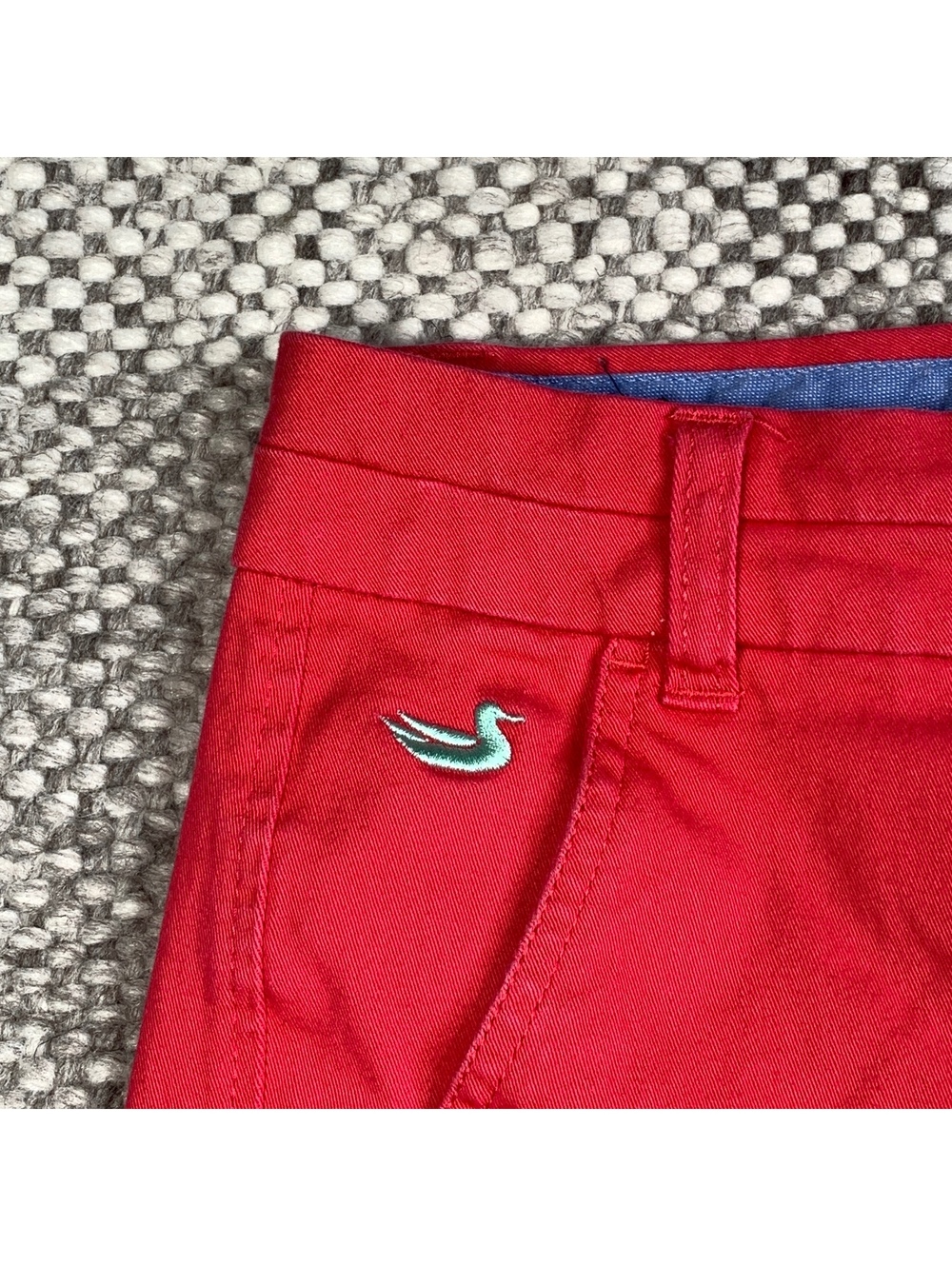 Southern Marsh Red Cotton Shorts Size 4